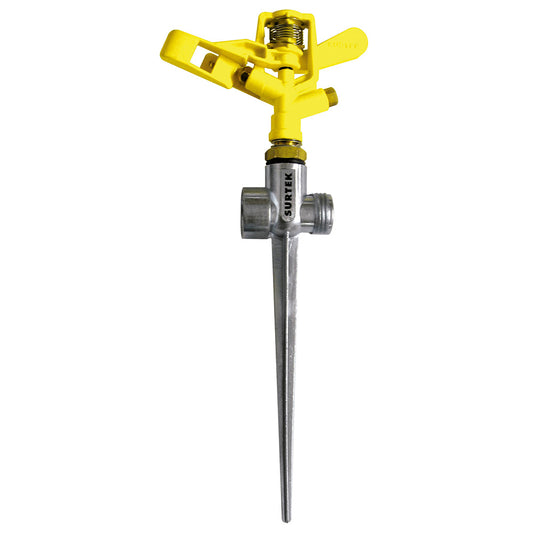 Aspersor metálico regulable por pulsación 3/4" GHT 2 vías Surtek