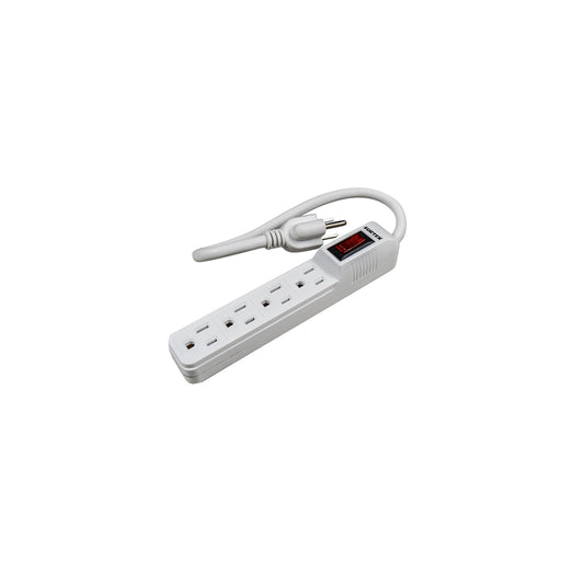 Multicontacto 4 entradas cable 30 cm Surtek