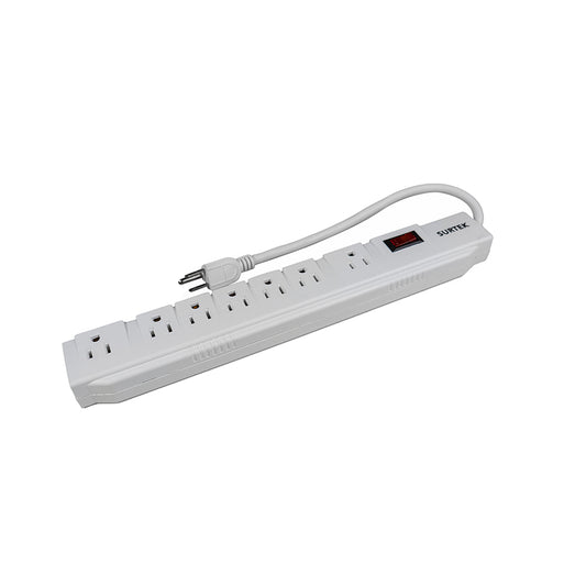 Multicontacto 7 entradas cable 30 cm Surtek