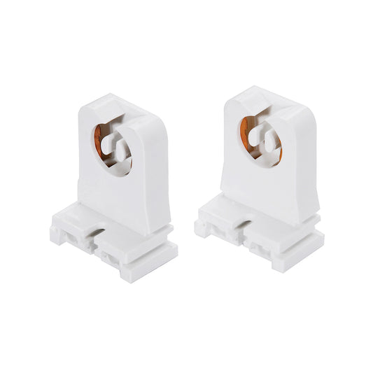 Portalámpara base G13 BIPIN, 2 piezas, color blanco Surtek
