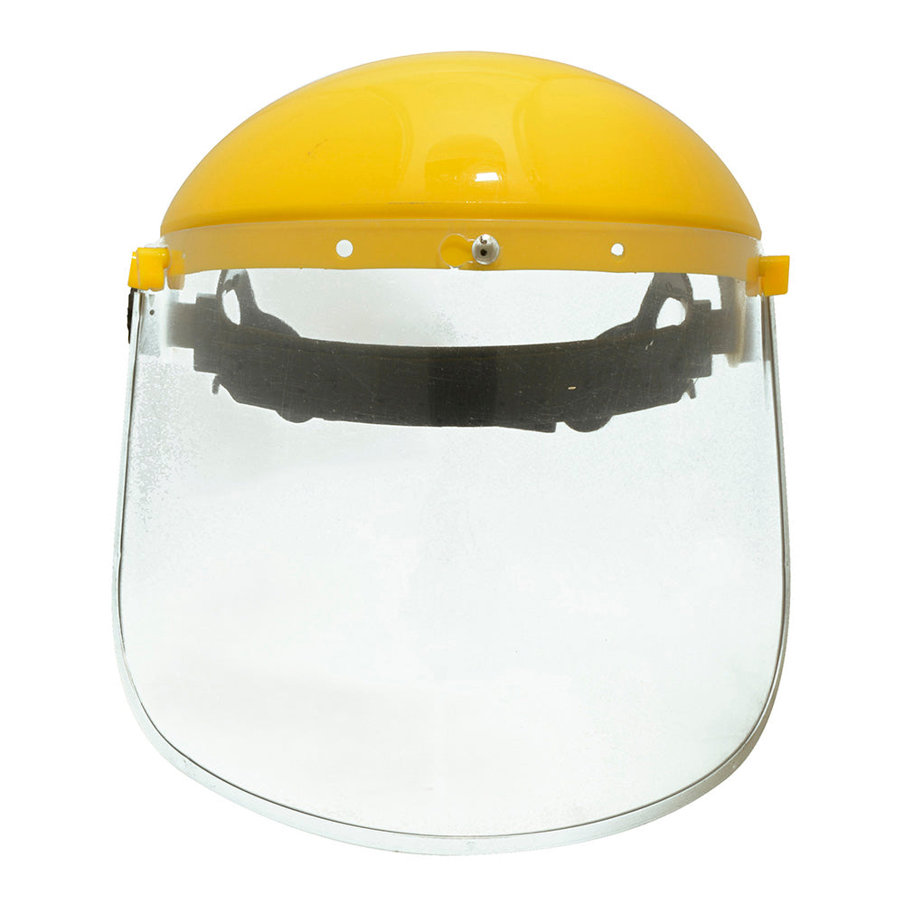 Protector de seguridad facial con mica de policarbonato y ajuste de suspensión de matraca Surtek