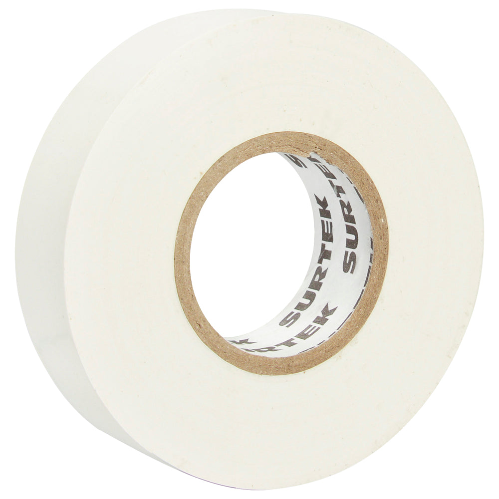 Cinta para aislar blanca 19 mm x 9 m Surtek