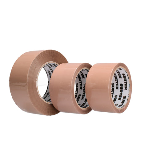 Cinta canela de acrílico para empacar 48mm x 50 m Surtek