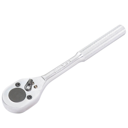 Matraca reversible cromada, para dado cuadro de 3/8" Foy