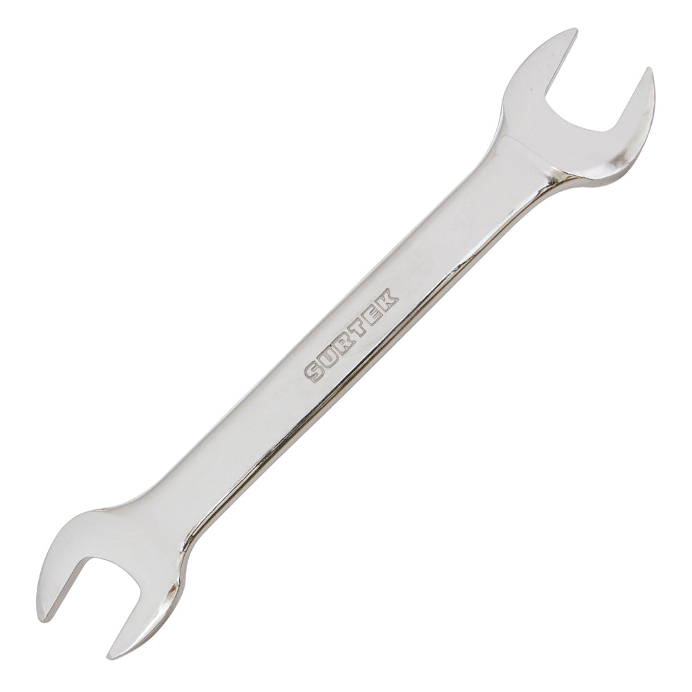 Llave española pulido espejo en pulgadas, 3/8" x 7/16" Surtek