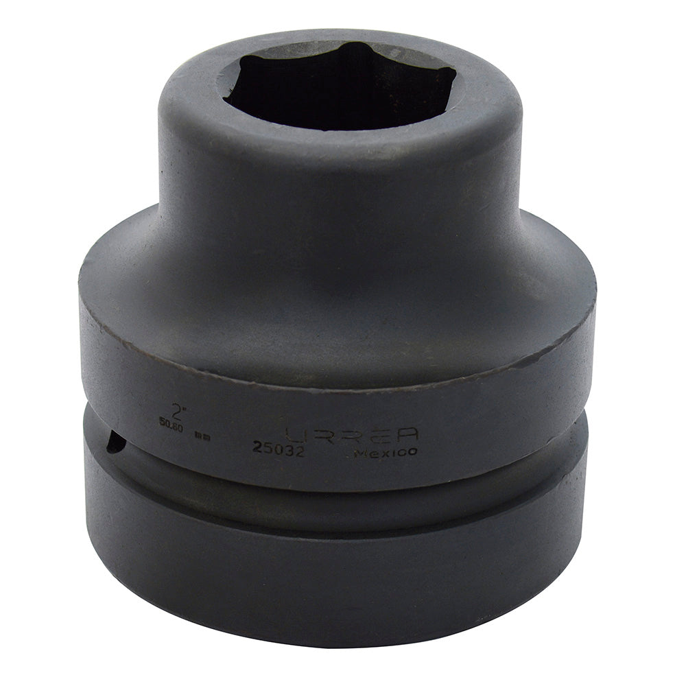 Dado de impacto cuadro de 2-1/2", 6 puntas, en pulgadas, 2" Urrea