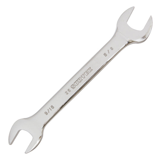 Llave española pulido espejo en pulgadas, 9/16" x 5/8" Surtek