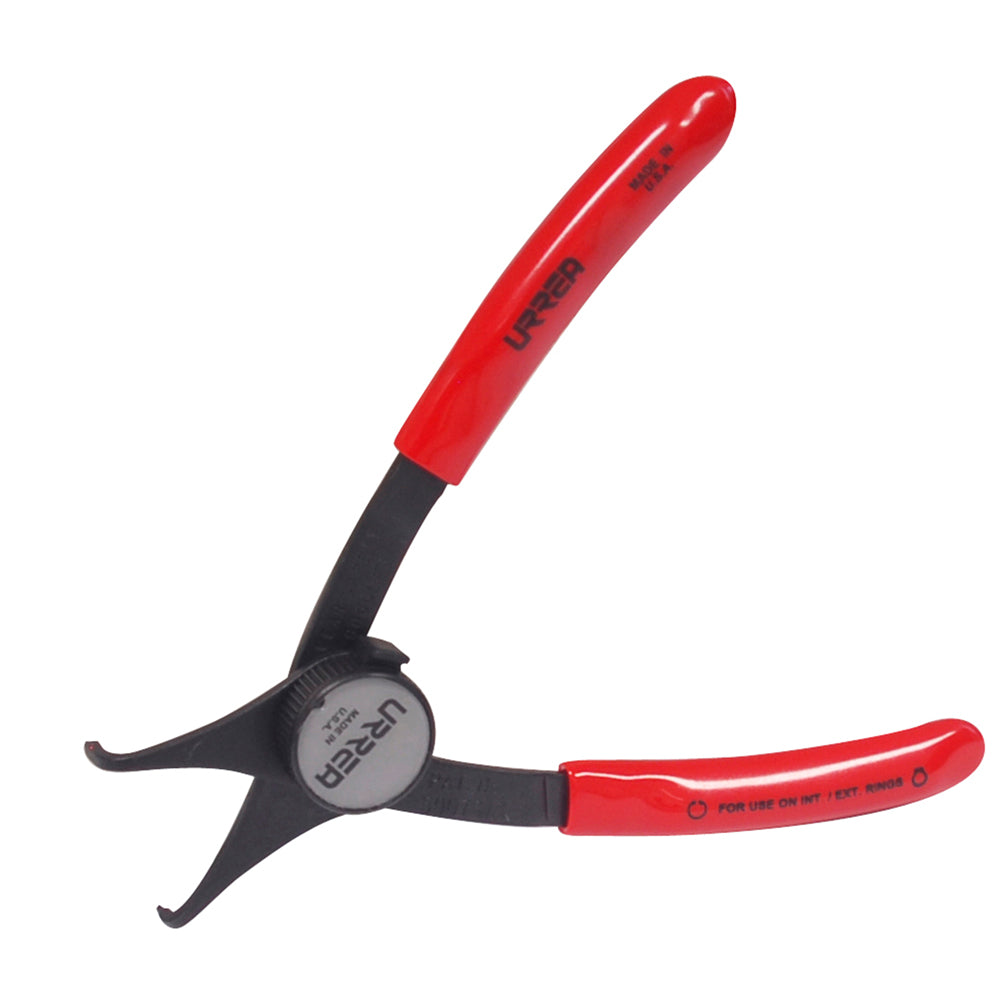 Pinza para anillos de retención convertibles con perilla .070 ángulo de 90° Urrea