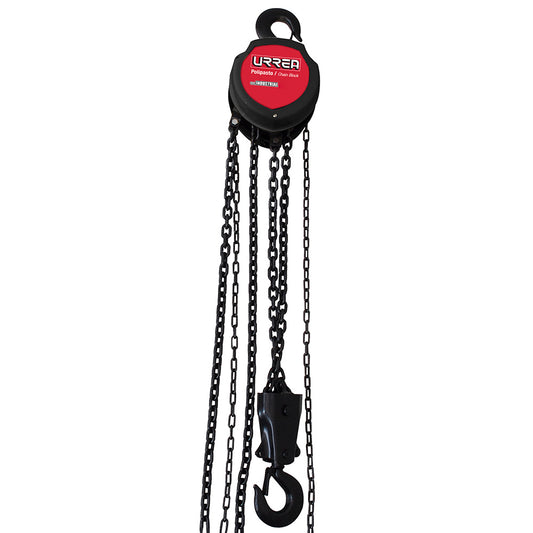 Polipasto manual 2 ramales, 3 ton, cadena 3 m Urrea