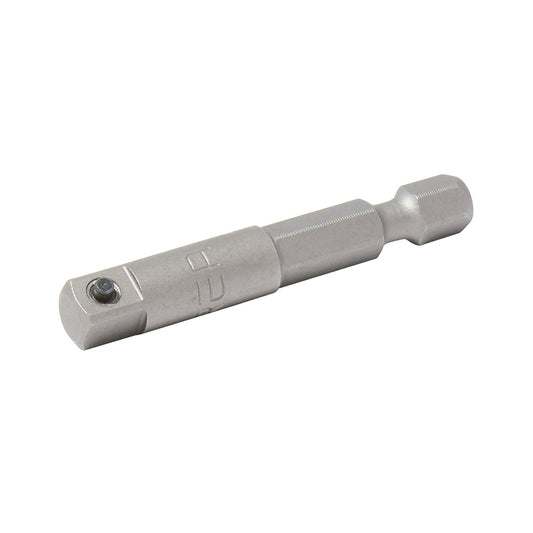 Adaptador con perno para dados cuadro hembra de 1/4", hexágono de 1/4" x 4" Urrea