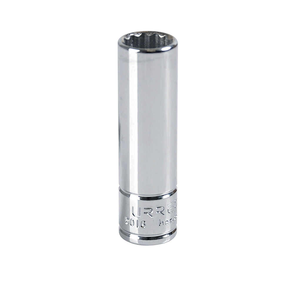 Dado largo cuadro de 3/8", 12 puntas, en pulgadas, 1/2" Urrea