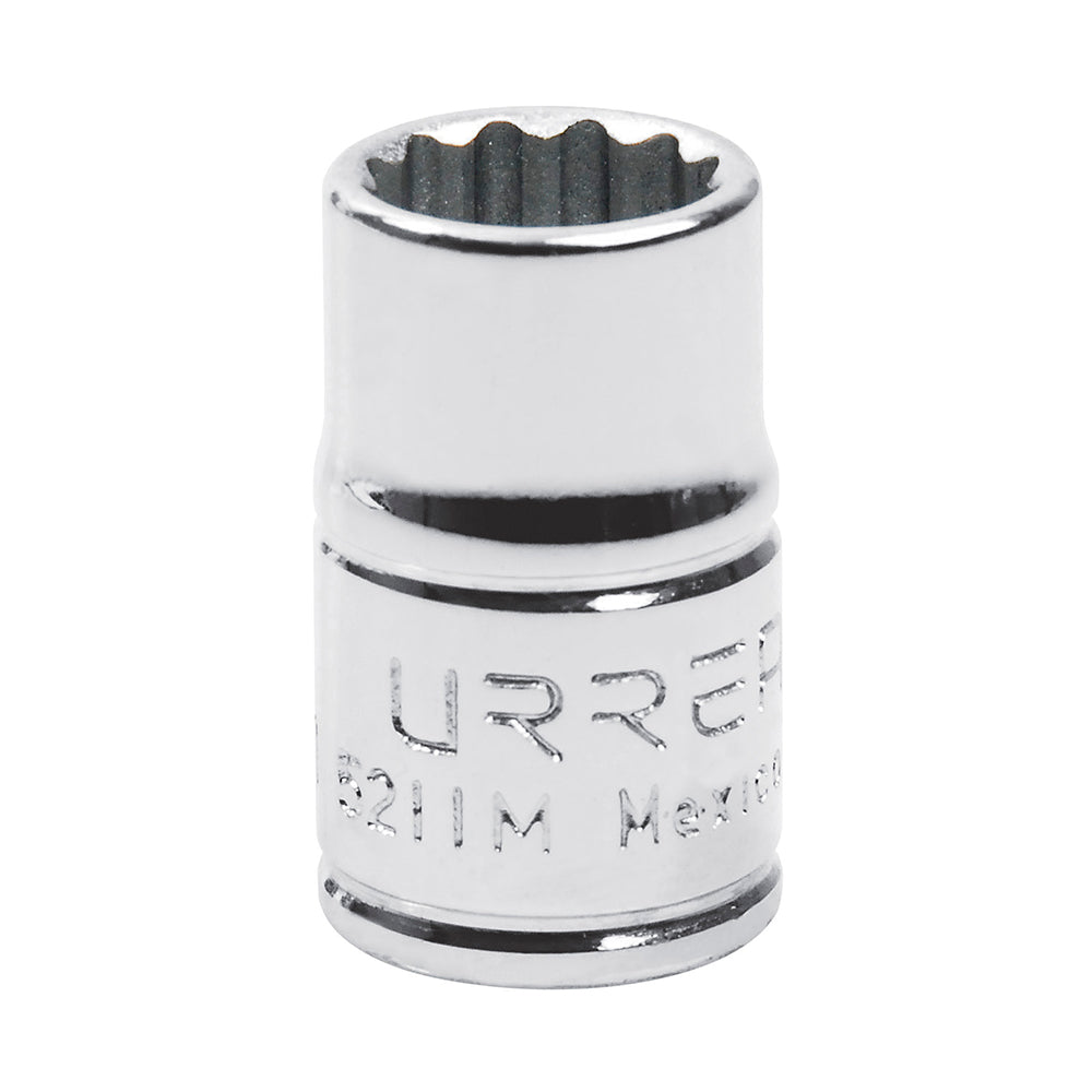 Dado cuadro de 3/8", 12 puntas, métrico, 11 mm Urrea