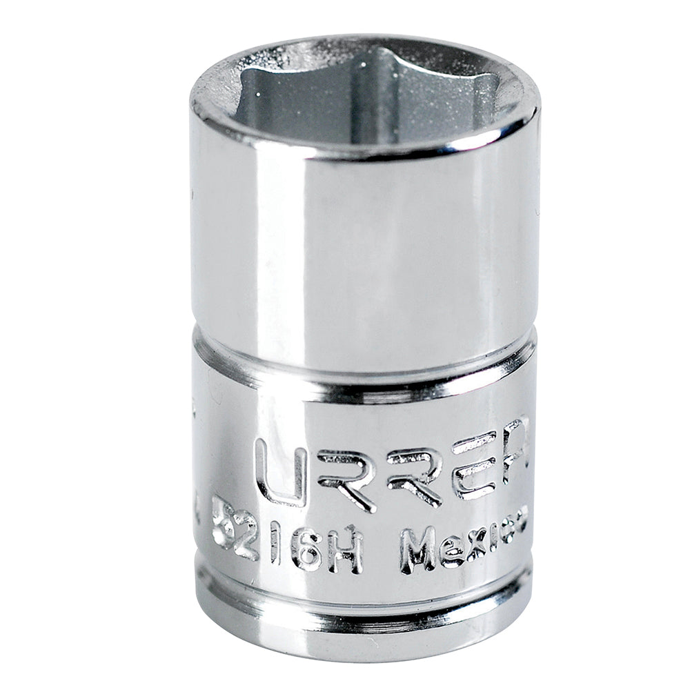 Dado cuadro de 3/8", 6 puntas, en pulgadas, 1/2" Urrea