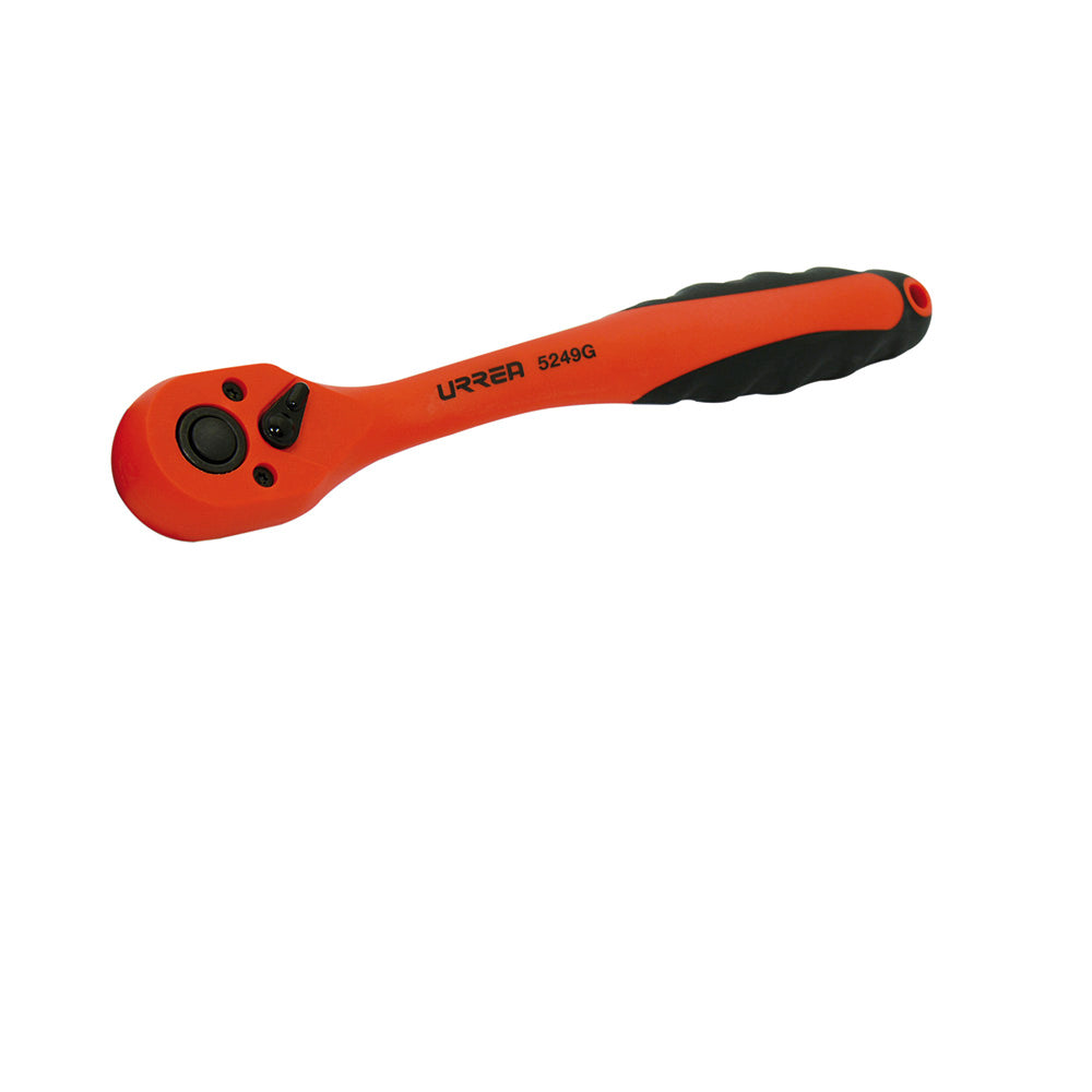 Matraca reversible acodadadas, quick release, para dado cuadro de 3/8" Urrea