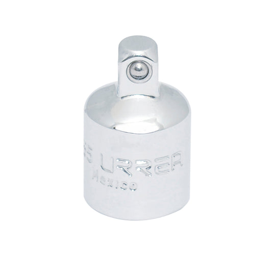 Adaptador para dado cuadro de 3/8" hembra a 1/4" macho Urrea