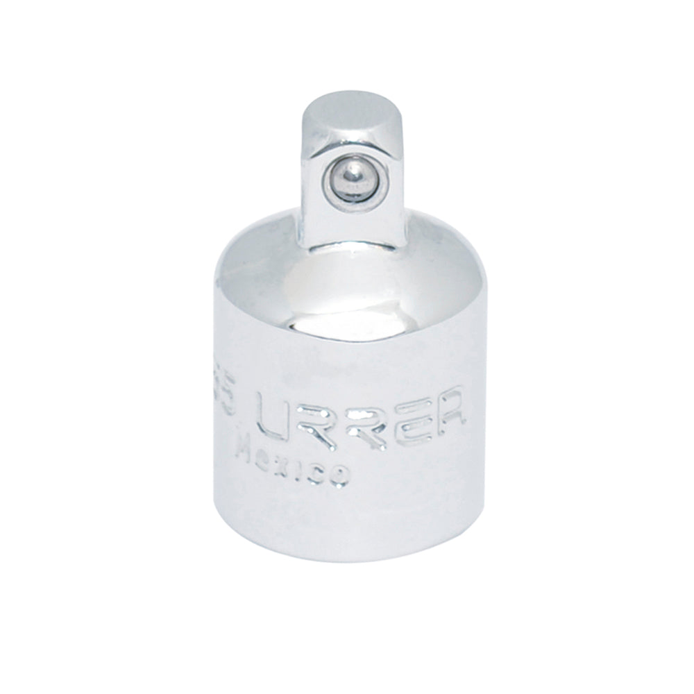 Adaptador para dado cuadro de 3/8" hembra a 1/4" macho Urrea
