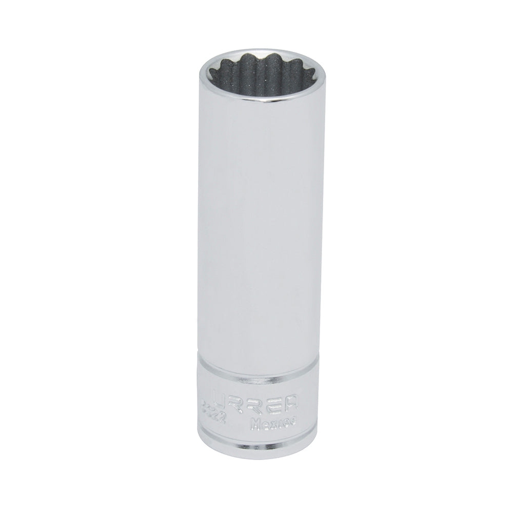 Dado largo cuadro de 1/2", 12 puntas, en pulgadas, 11/16" Urrea