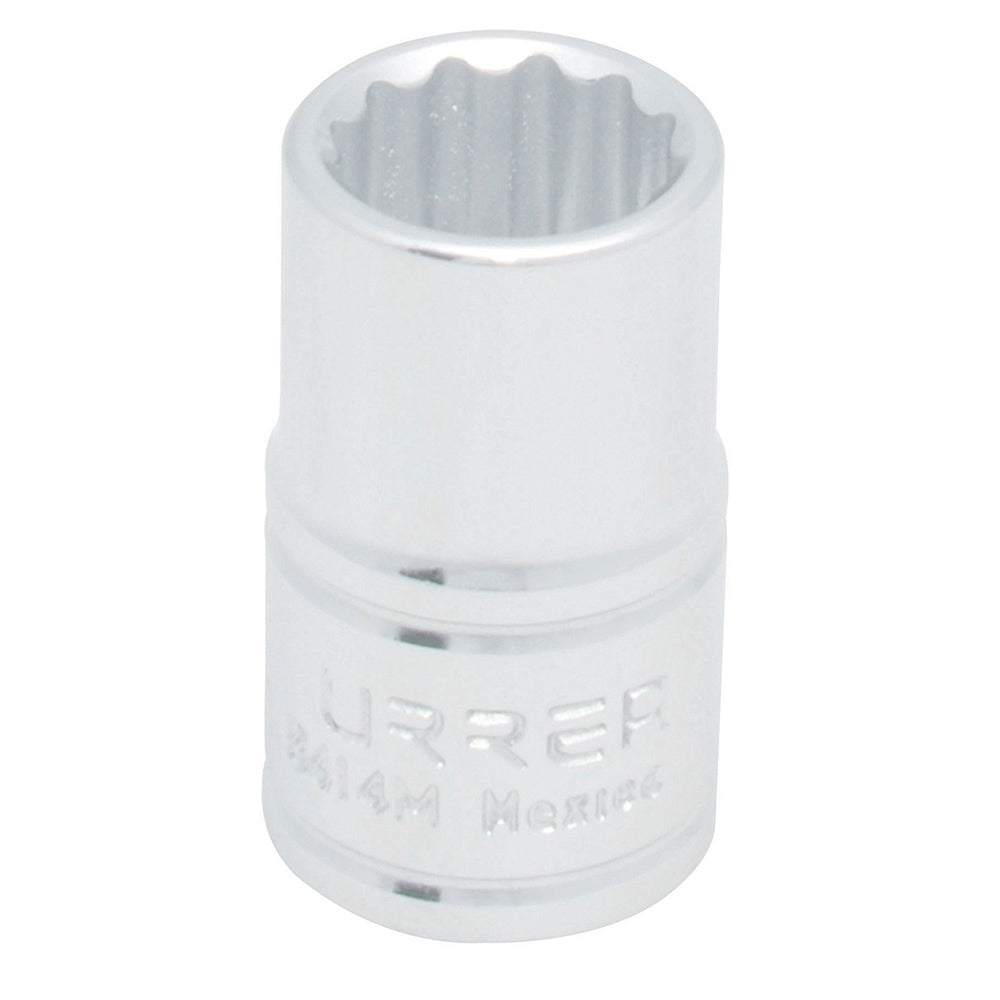 Dado cuadro de 1/2", 12 puntas, métrico, 14 mm Urrea