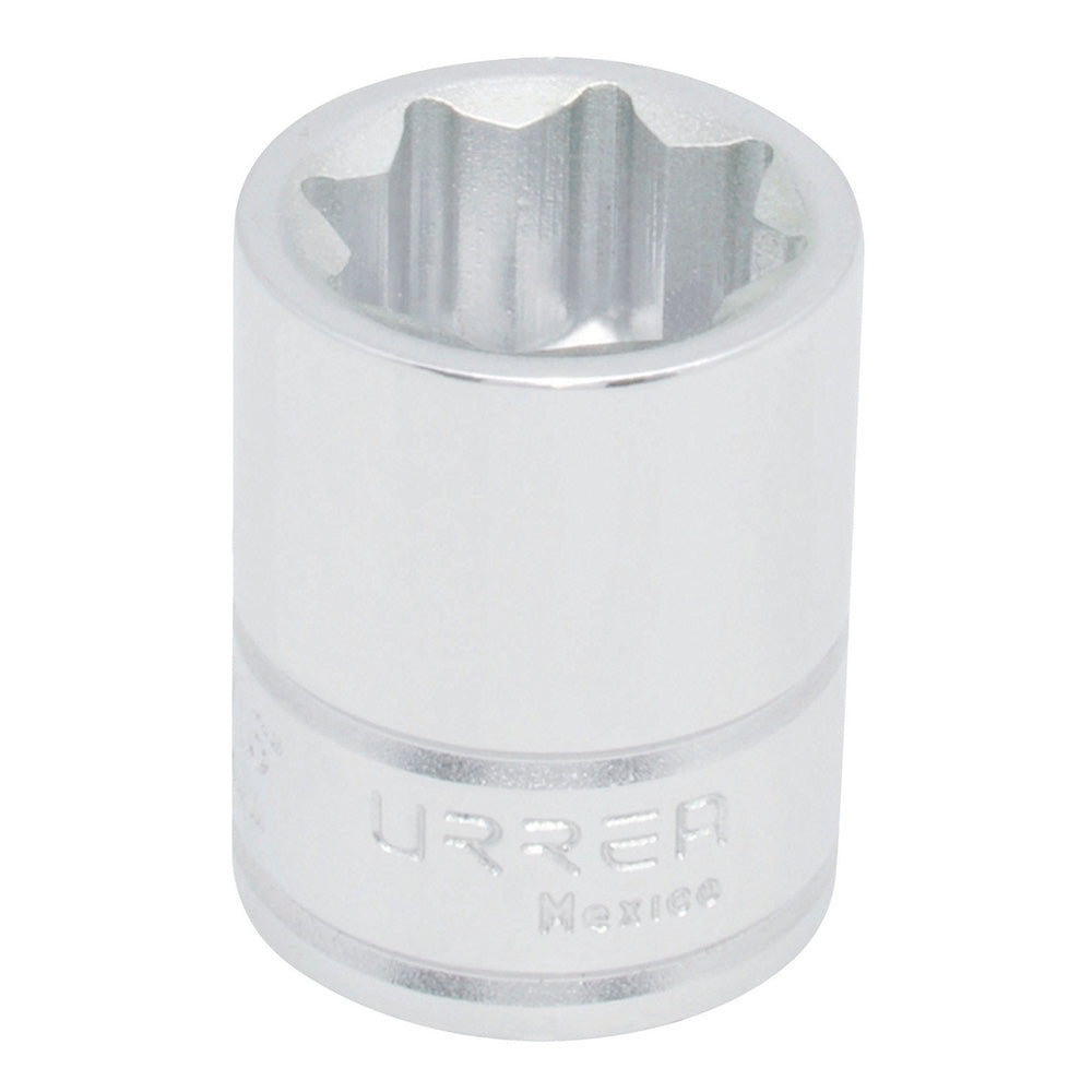 Dado cuadro de 1/2", 8 puntas, en pulgadas, 3/4" Urrea