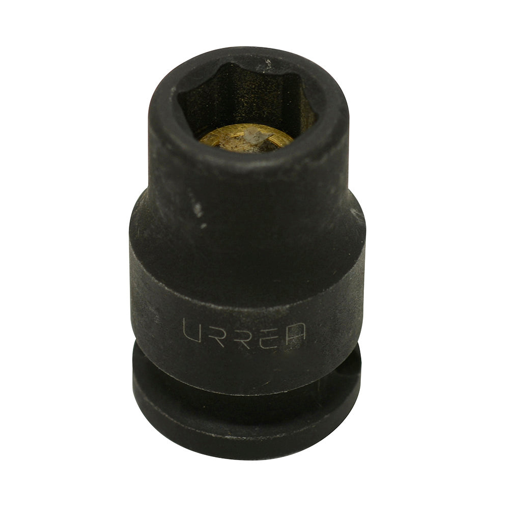 Dado de impacto con imán cuadro de 3/8", 6 puntas, en pulgadas, 7/16" Urrea