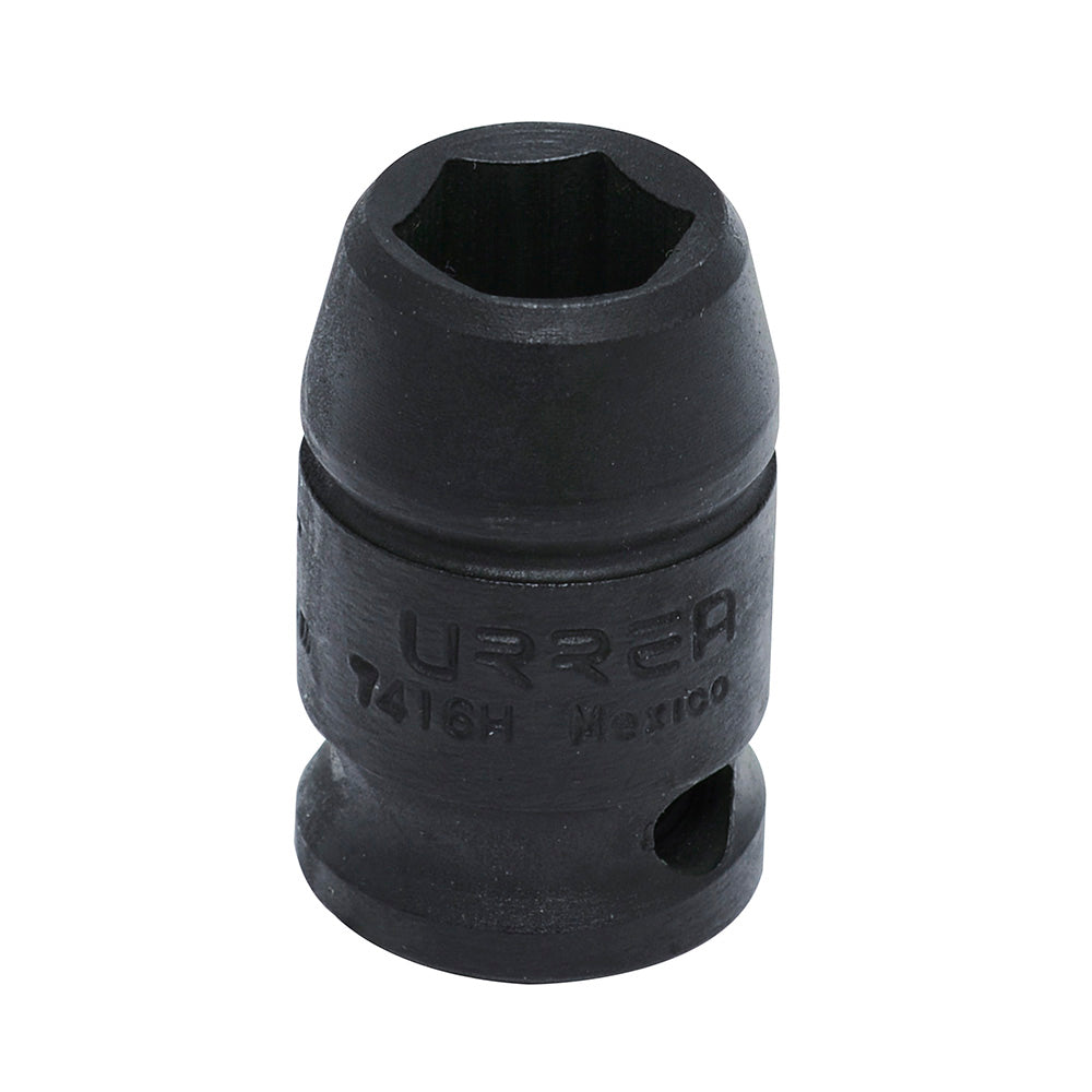Dado de impacto cuadro de 1/2", 6 puntas, en pulgadas, 1/2" Urrea