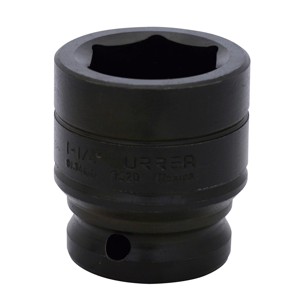 Dado de impacto cuadro de 3/4", 6 puntas, en pulgadas, 1-1/4" Urrea