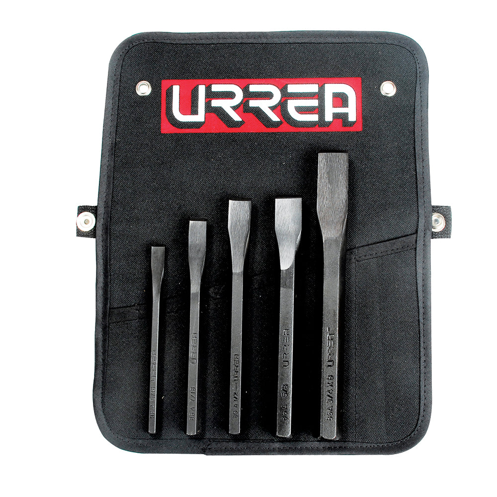 Juego combinado de cinceles corta frío, 5 piezas Urrea