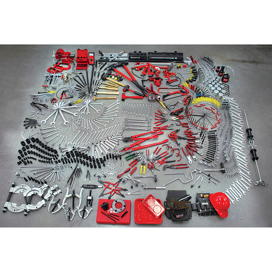Juego maestro industrial combinado 933 piezas, sin gabinete Urrea