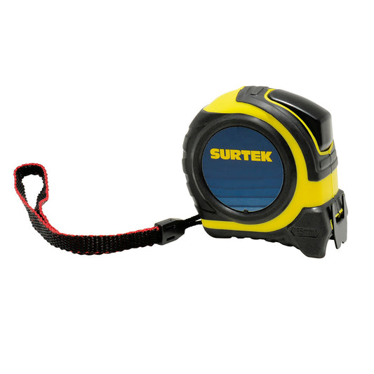 Flexómetro con carcasa rubber grip 5 m x 3/4" Surtek
