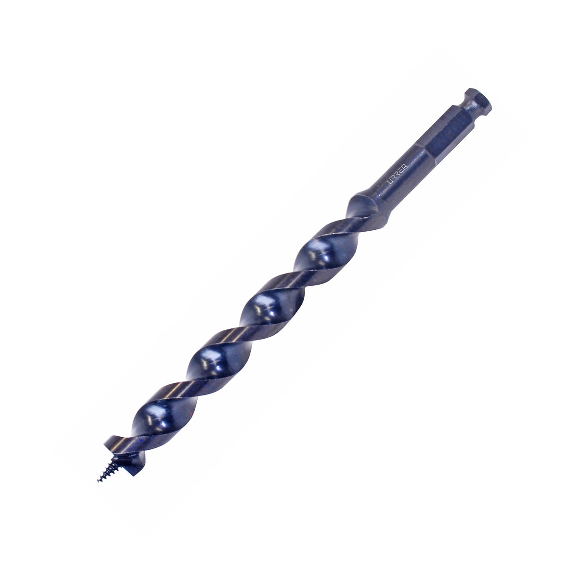 Broca para madera de acero al carbono tipo gusano 1/4" zanco de 1/4" Urrea