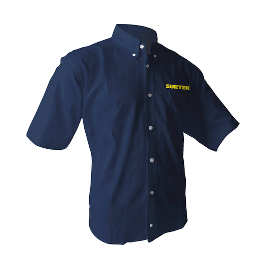 Camisa de manga corta para caballero, color azul talla XL Surtek