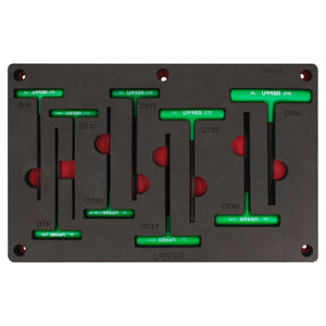 Juego de llaves hexagonales tipo "T" Torx 9 piezas, CH276P-C Urrea