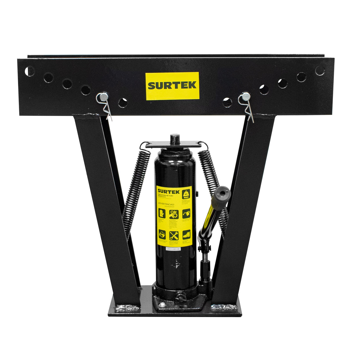 Dobladora hidráulica para tubo de 1/2" a 2", 12 ton Surtek