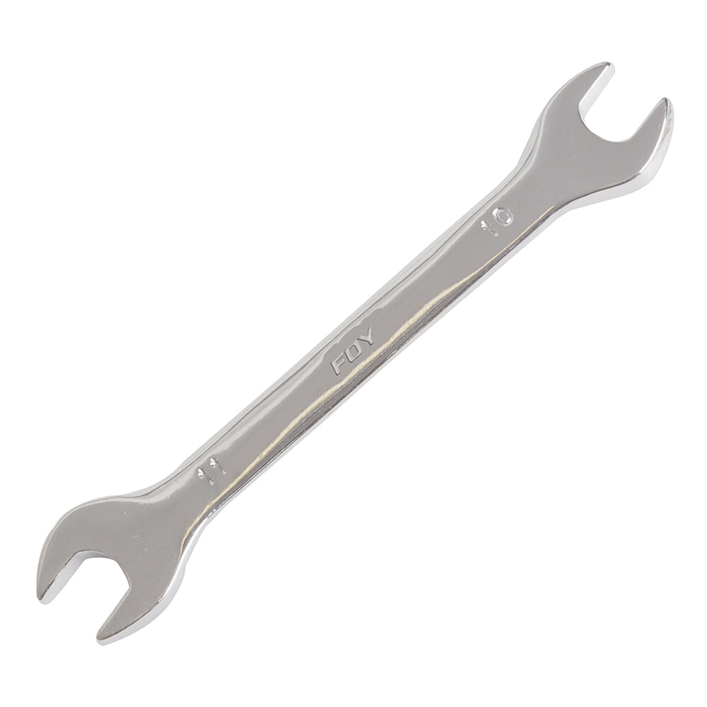 Llave española pulido espejo métrica, 10 x 11 mm Foy