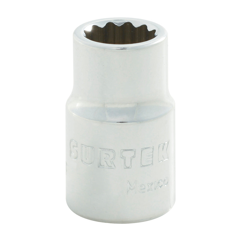 Dado cuadro de 3/8", 12 puntas, en pulgadas, 5/16" Surtek