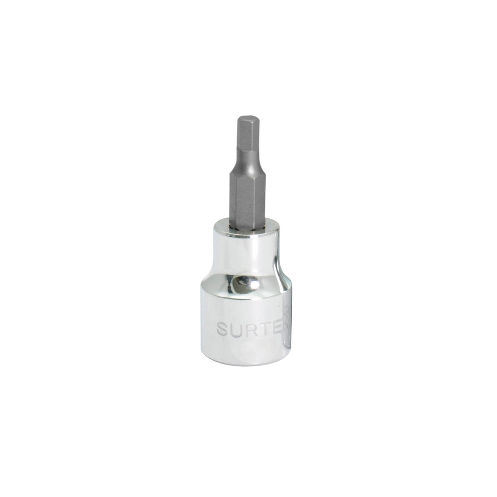 Dado con punta hexagonal cuadro de 3/8", métrico, 5 mm Surtek
