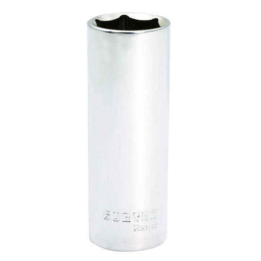 Dado largo cuadro de 1/2", 6 puntas, en pulgadas, 5/8" Surtek