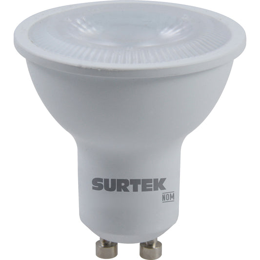 Lámpara de LED tipo GU10, 4.5 W luz cálida Surtek