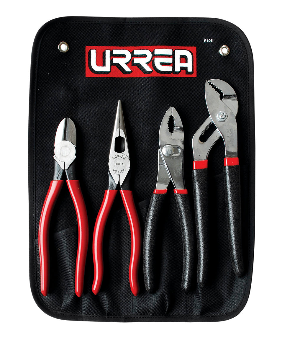 Juego combinado de pinzas, 4 piezas Urrea