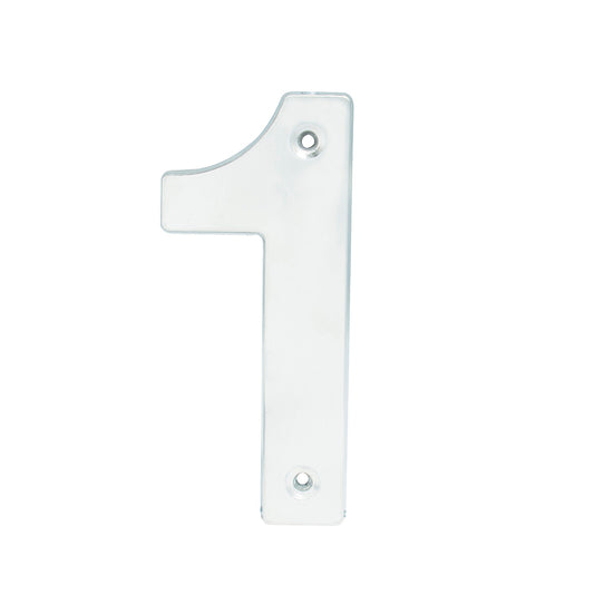 Número 1 bold 4" níquel satinado Lock