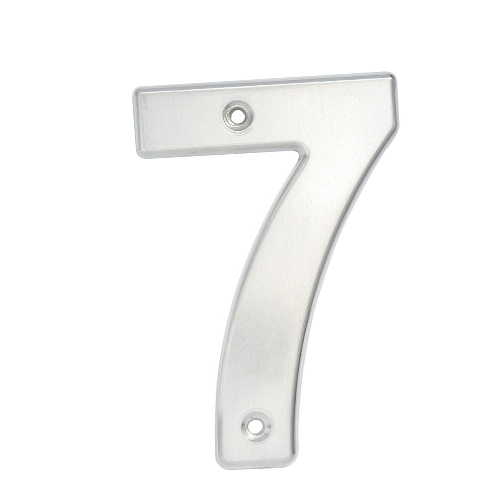 Número 7 bold 4" níquel satinado Lock