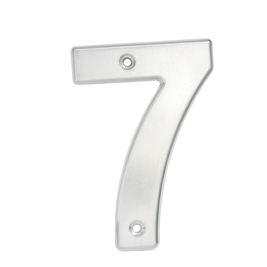 Número 7 bold 4" níquel satinado Lock