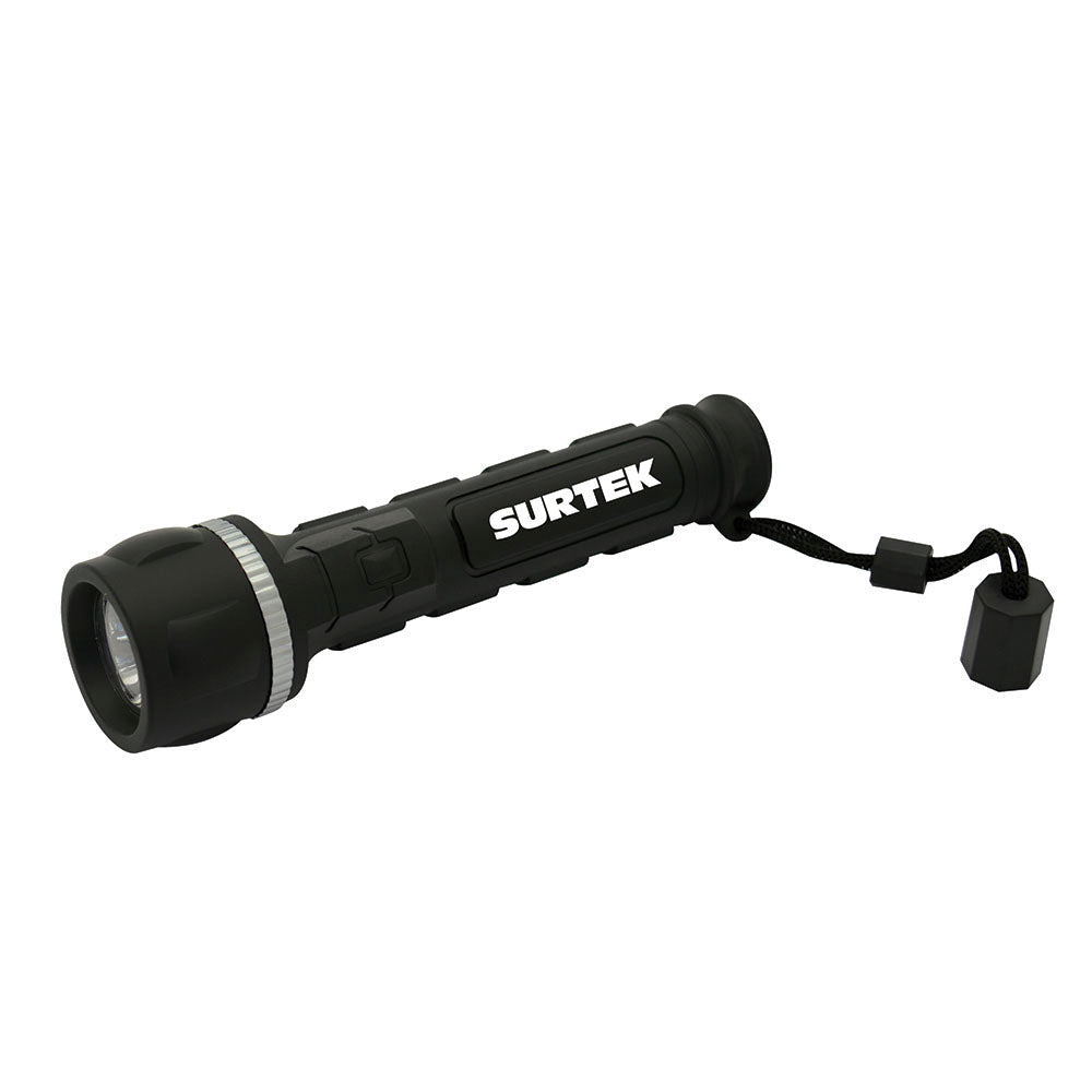 Linterna de LED anti-impacto a baterías 2 pilas "AA" de 12 l Surtek