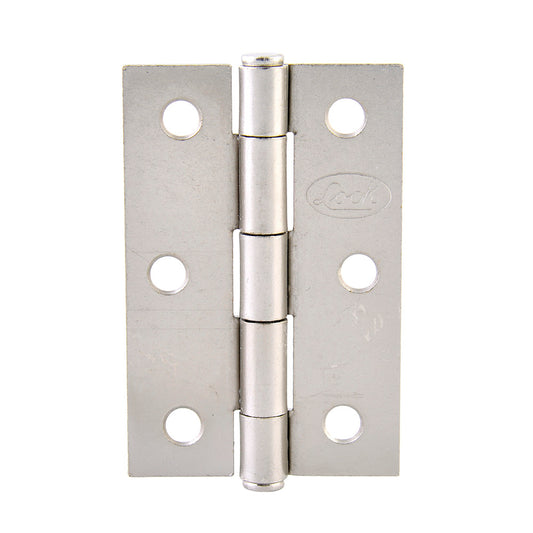 Bisagra alargada perno remachado de acero níquel satinado 1.5" x 1.46" Lock