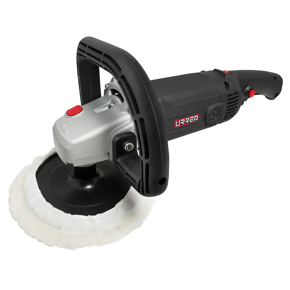 Pulidora angular 7" 1300 W 120 V, 900 - 3000 RPM Urrea