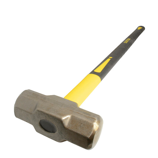 Marro octagonal cabeza forjada con mango largo de fibra de vidrio de 36", 8 lb Surtek