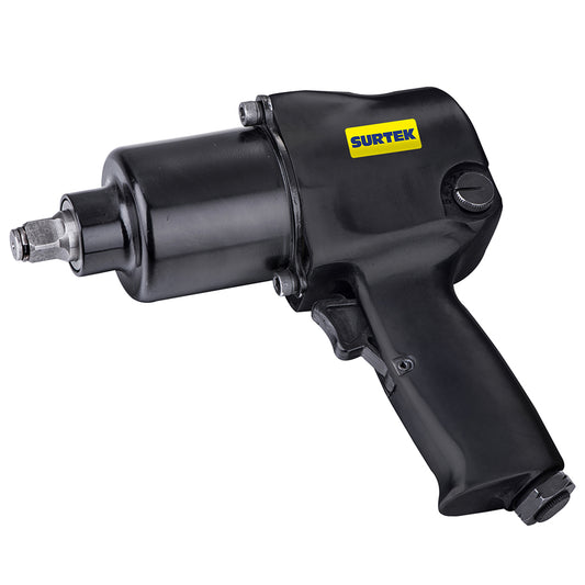 Pistola de impacto neumática cuadro de 1/2" 360 Ft-lb sistema twin hammer Surtek