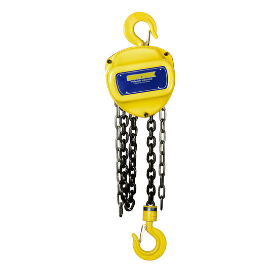 Polipasto manual 2 ramales, 3 ton, cadena 6 m Surtek