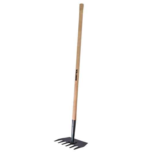 Rastrillo McLeod con mango de madera 48", 6 dientes Surtek