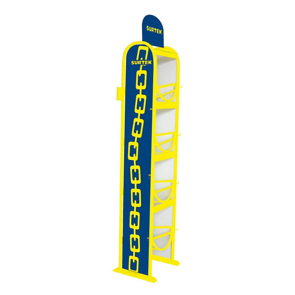 Rack despachador de piso para cadenas 45 x 40 x 202 cm Surtek